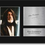 HWC Trading Alec Guinness Gift USL Signed Printed Autograph Star Wars Gifts Obi-Wan Kenobi Print Photo Picture Display – US Letter Size