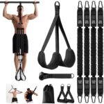 Pull Up Assistance Bands – Adjustable Heavy Duty Pull Up Assist Workout Bands for Men, Women, and Seniors – Resistance Bands for Pull Ups – Pull Up Bar Accessories (Black)
