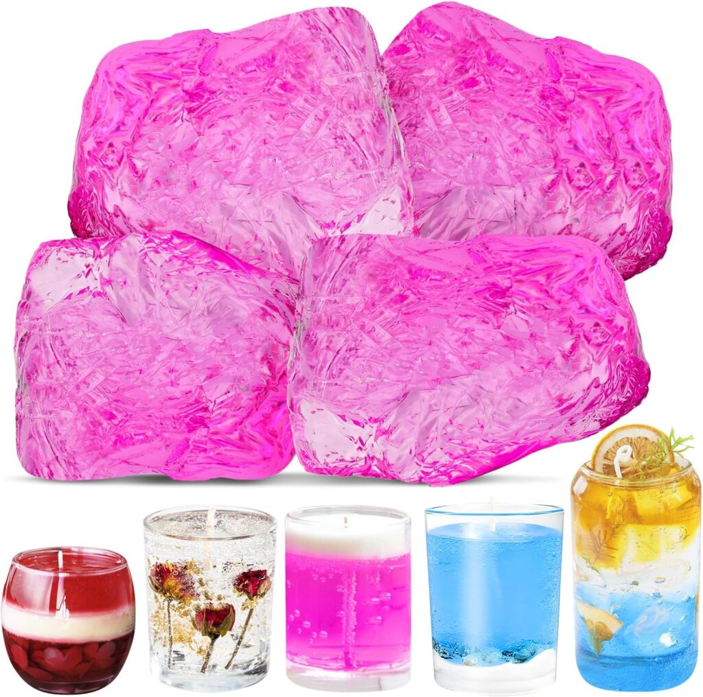 Jelly Wax for Candle Making– Clear Gel Wax with High Transparency, Long Burning Time for Candle Making and Handmade Scented Candle supplies-14oz