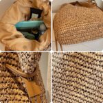 Women’s Straw Woven Beach Tote Bags Boho Crochet Summer Trendy Shoulder Bags Large Bucket Handmade Tote Purse