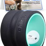Chirp Wheel Foam Roller – Targeted Back & Neck Relief, Lumbar Spine Stretcher, Spinal Decompression Back Stretcher, Massage Roller with Density Foam for Physical Therapy, Supports 500lbs, 6-Inch Mint