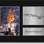 HWC Trading Shawn Michaels Gifts Signed Printed Autograph WWF WWE Wrestling Print Photo Picture Display – US Letter Size