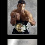 Mike Tyson Signed Mounted Photo Display Heavyweight Champion #03 Printed Autograph Gift Picture Print