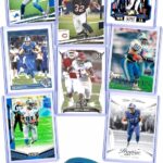 Detroit Lions Cards: Jared Goff, David Montgomery, Amon-Ra St. Brown, Sam LaPorta, Jahmyr Gibbs, Barry Sanders, Aidan Hutchinson, Calvin Johnson ASSORTED Football Stars & GOATs Trading Card & Wristbands Gift Pack