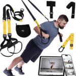 TRX All-in-ONE Suspension Training System: Full Body Workouts for Your Home Gym, Travel, and Outdoors | Includes Indoor & Outdoor Anchors, Workout Guide and Video Downloads