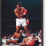 HAUS AND HUES Muhammad Ali Posters – Muhammad Ali Canvas Wall Art in Ring Boxing Prints, Sports and Gym Artwork, Black History Pictures for Wall, Sport Posters for Man Cave (Unframed 12×16)