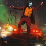 RP Joaquin Phoenix Signed Joker Photo 8×10 Reprint COA Certificate of Authentication Autographed Batman Movie Poster
