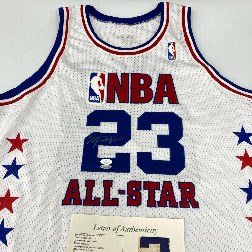 Michael Jordan Signed Authentic Reebok 2003 All Star Game Jersey UDA & JSA COA – Autographed NBA Jerseys