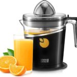 LEBENLANG BPA-Free Orange Juicer Electric – 27 OZ & 2 Cones with Pulp Control I Automatic & Electric Juicer for Citrus Lemon & Oranges I Orange juice squeezer machine Exprimidor de naranjas electrico