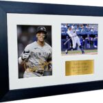 Kitbags & Lockers 12×8 A4 Aaron Judge New York Yankees Autographed Signed Photo Photograph Picture Frame Major League Baseball Poster Gift G