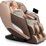 Massage Chair, 3D Massage Chair Full Body, Zero Gravity Shiatsu Recliner W/Heating, SL Track, Wireless Charger, Bluetooth Speaker, Foot Rollers, 12 Auto Modes Air Compression