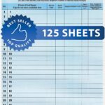 Tabbies Patient Sign-In Label Forms, 8-1/2″ x 11″ Form, Blue, 23 Labels/Sheet, 125 Sheets/Pack, Confidentially Sign In Your Patients, Also Provides a Daily Patient Log (14531)