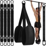 Pull Up Assistance Bands, Resistance Bands for Pull Up Bar Workout, Adjustable Heavy Duty Pull Up Assist Equipment with 4 Assistance Bands, Home Gym Fitness Exercise Strength Training