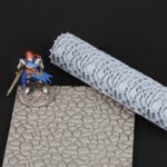 Terrain Texture Roller, Unique DND Gift -High Detail RPG Game Pieces Designed for Foam and Polymer Clay Modeling 3D Printed S412E Cobblestone