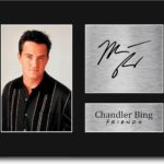 HWC Trading Chandler Bing Friends Signed Printed Autograph Print Photo Matthew Perry Gifts Picture Display – US Letter Size