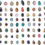 Handmade 10 Pcs Stackable Gemstone Ring Set for Women, Silver Plated Fashion Boho Knuckle Rings, Vintage Gothic Statement Jewelry Gift Pack