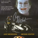 RP Jack Nicholson Signed Joker Photo 8×10, Reprint COA Certificate of Authentication Autographed Batman Movie Poster