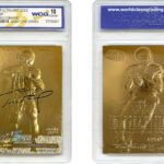 Tom Brady 2000 Fleer Ultra Gold Rookie Card Refractor Signature Series Graded Gem-Mint 10