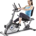 Marcy Magnetic Recumbent Exercise Bike with 8 Resistance Levels