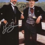 RP Kurt Russell & Val Kilmer Signed Photo 8×10 Reprint COA Certificate of Authentication Autographed Tombstone Movie Poster