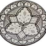 Treasures Of Morocco Hand made Moroccan 14 inches Serving plate Pasta bowl salad bowl Mediterranean Pottery