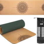 Workout Mat with Strap Carrier- Yoga Mat- Lightweight Exercise Mat- Thick Yoga Mats For Home Workout & Gym- Non-slip Texture Mat For Exercise- 6mm, 72″x24″ Workout Mat by Fitby