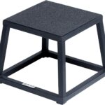 Rage Fitness Steel Plyo Box 12-18-24 Inch High Anti-Slip Pre-Assembled Plyometric Jump Box for Home Gym Conditioning and Strength Training (Sold Individually) Plyometric Platform Step