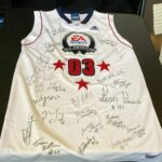 Lebron James Pre Rookie 2003 All American Team Signed Authentic Jersey PSA DNA – Autographed NBA Jerseys