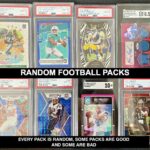 Generic Football Collectible Card Pack – 15 Cards – 5 Rookies – Look for Autos – Mem – 1/1