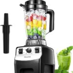 Reemix Counter Blender Smoothie Maker, 1450W Professional High Speed Blenders for Kitchen, 10 Speed Control, 68 oz BPA-Free Tritan Container, 8 Titanium Stainless Steel Blade for Ice/Soup/Nuts