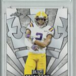 Justin Jefferson 2020 Leaf Draft Football #87 Touchdown Kings Rookie Card PGI 10