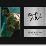HWC Trading Mark Ruffalo Gift USL Signed Printed Autograph The Hulk The Avengers Gifts Print Photo Picture Display – US Letter Size
