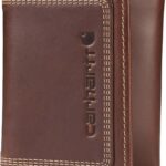 Carhartt Men’s Rugged Leather Triple Stitch Wallets, Available in Multiple Styles