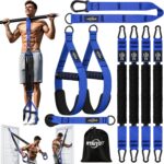 Pull Up Bands, Heavy Duty Resistance Bands with Handle, Workout Bands for Pull Up Bar, Pullup Assist Band Set for Exercise, Full Body Workout, Home Gym for Enhanced Strength, Muscle Training
