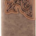 Montana West Western Wallet for Men Long Bifold Wallet with Card Slots RFID Blocking Cowboy Vintage Checkbook Wallet Gift for Men