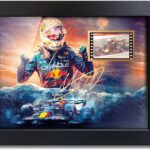 sufenvera Racing Fans Poster – Print Signed Max Verstappen Framed Film Photo Display 8×6 Inches,Birthday Christmas Gifts for Formula 1 Fans