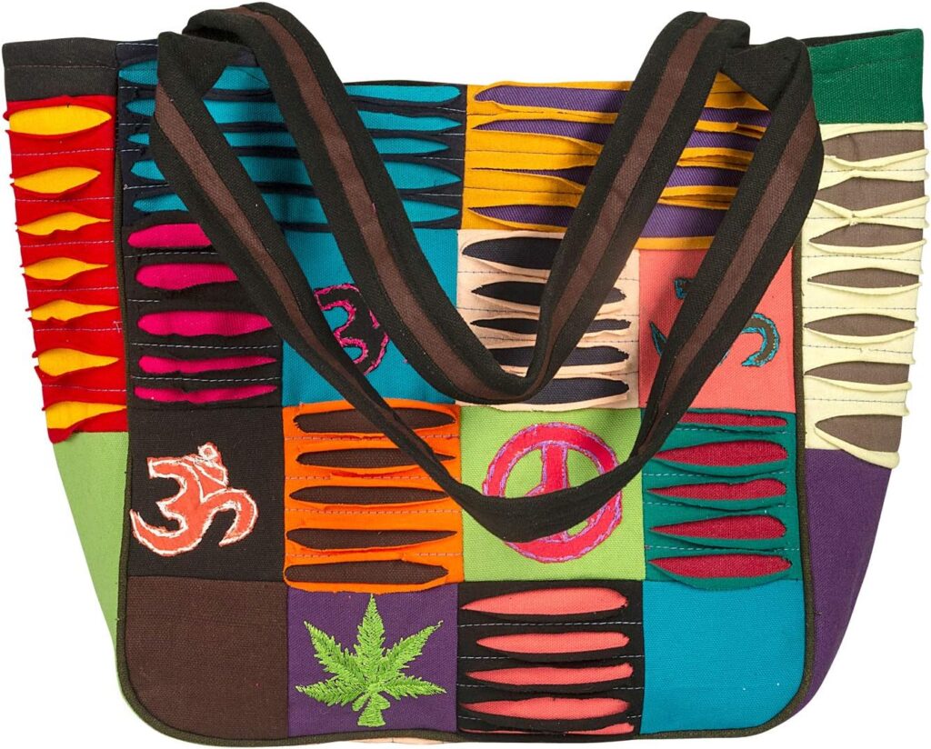 Large Tote Shoulder Bag Handmade Women Handbag Purse Everyday Casual Boho Laptop Travel Carry All