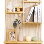 jontell Macrame Wall Hanging Shelf- Macrame Shelves Handmade Decorative Floating Boho Shelf-Plant Shelf Display Rack to Organize and Decor for Living Room, Bedroom, Bathroom…
