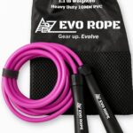 Evo Rope | 1.1LB Weighted Jump Rope for Women & Men – Adjustable 10mm Heavy PVC Skipping Rope for Fitness, Ideal for High-Intensity Training, MMA, Boxing, CrossFit, Weight-loss Workouts