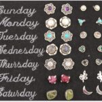 NOVICA Artisan Handcrafted Gemstone Stud Earrings | Polished Finish Sterling Silver | Multigem | Peridot| Onyx | Ruby | Labradorite | Cultured Pearls | Lead & Nickel Free | Indian ‘Daily Stones’ (Set