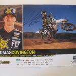 Thomas Covington, supercross, motocross, signed, autographed, 11×17 poster, COA will be included