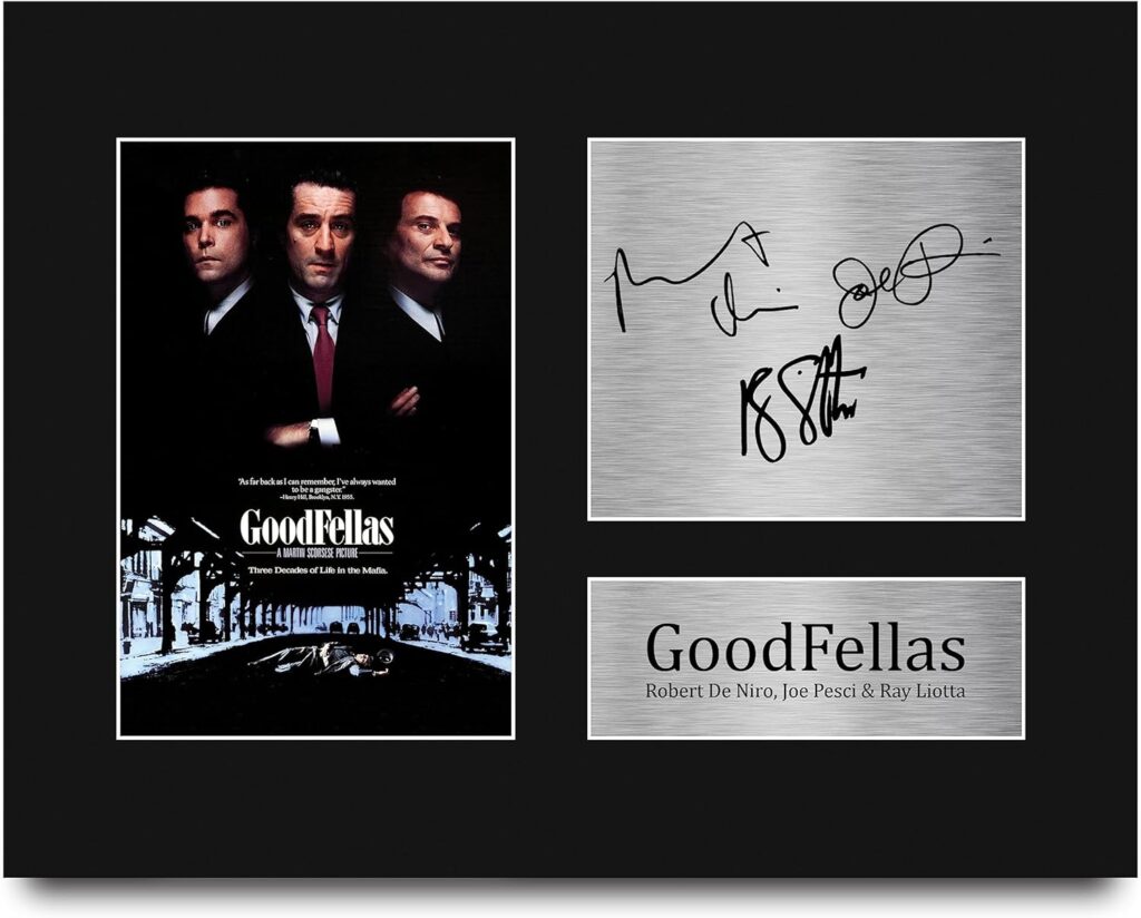 HWC Trading Goodfellas Gifts Signed Printed Autograph The Cast Print Photo Picture Display – US Letter Size