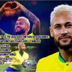Neymar da Silva Santos Júnior Motivational Poster Quote Inspirational Quotes Classroom Posters Mens Soccer Pro Coaching Wall Art Growth Mindset Teacher Educational Signed Memorabilia Sports Boys P156