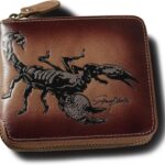 Zipper Wallet For Men,Men’s Leather Wallets With Coin Pocket,Extra Capacity,RFID Blocking,Gifts for Him Husband and Boyfriend Gift (khaki)