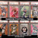 Football Cards Hot Packs – 15 Cards – 4 Rookies – Look for Autos – Mem – 1/1