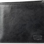 Levi’s Men’s RFID Extra Capacity Slim Bifold Wallet with Multiple Card Slots