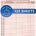Tabbies Patient Sign-In Label Forms, 8-1/2″ x 11″ Form, Salmon, 23 Labels/Sheet, 125 Sheets/Pack (TAB14530)
