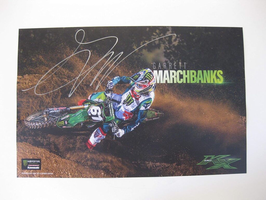 Garrett Marchbanks, supercross, motocross, signed, autographed, 11×17 Poster, COA Will Be Included