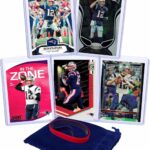 Tom Brady Football Cards Assorted (5) Bundle – New England Patriots Trading Cards