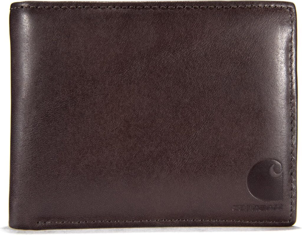 Carhartt Men’s Durable Oil Tan Leather Wallets, Available in Multiple Styles